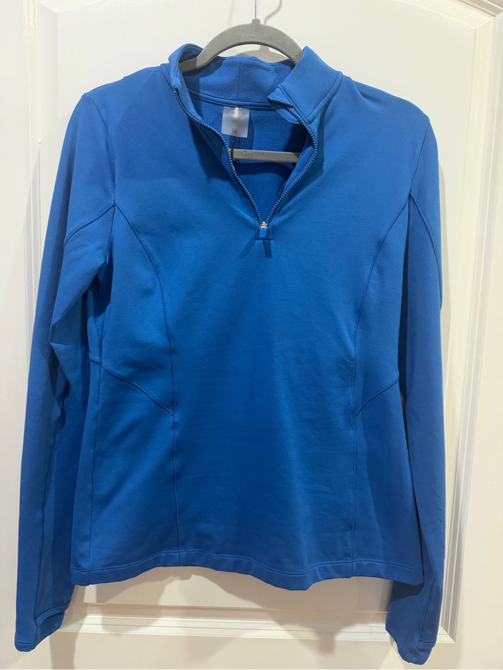CALIA Blue Quarter-Zip Pullover Size M with Tags